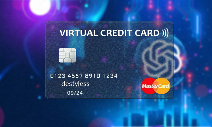 paying for chatgpt plus with a virtual credit card